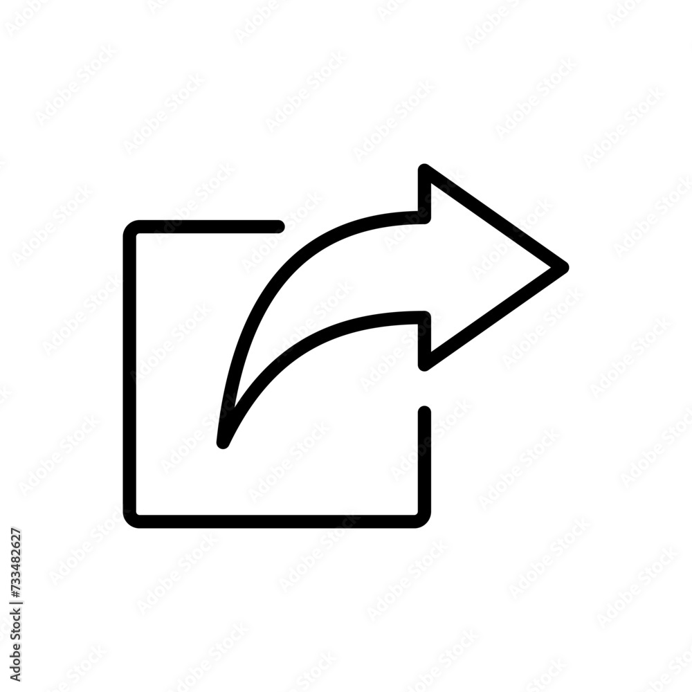 Share icon vector. Sharing vector icon Share icon vector. Sharing vector icon
