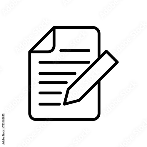 Note icon vector. notepad icon vector