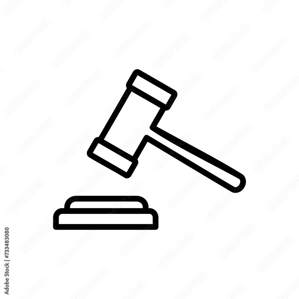 Gavel icon vector. judge gavel icon vector. law icon vector. auction hammer Gavel icon vector. judge gavel icon vector. law icon vector. auction hammer