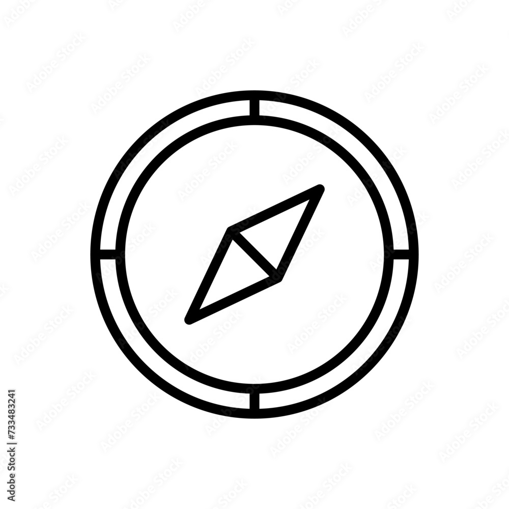 Compass icon vector. arrow compass icon vector Compass icon vector. arrow compass icon vector