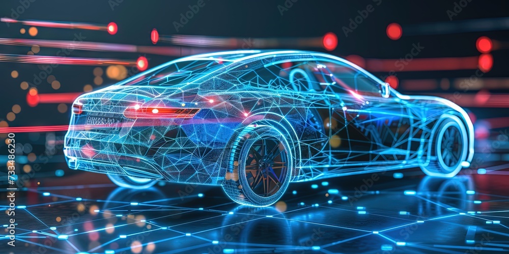 Smart car concept for autonomous vehicle and self driving concept