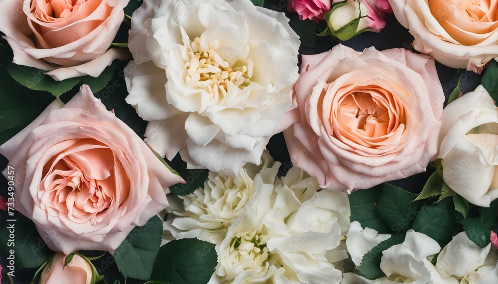 Summer roses in bloom, delicate and pastel floral background for festive cards and seamless wallpaper Summer roses in bloom, delicate and pastel floral background for festive cards and seamless wallpaper