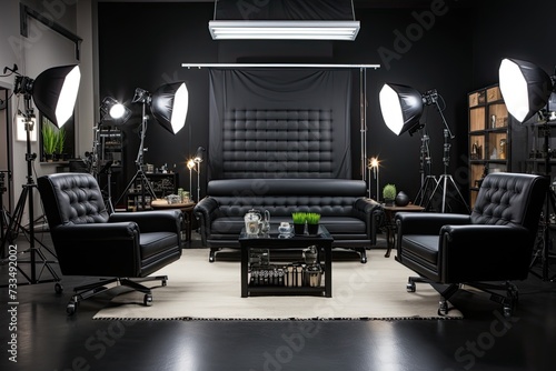 Professional studio photography background clean and versatile setting photo