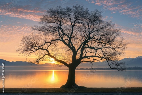 Lake Chiemsee, Germany Enchanting Sunrise at Imagination Tree