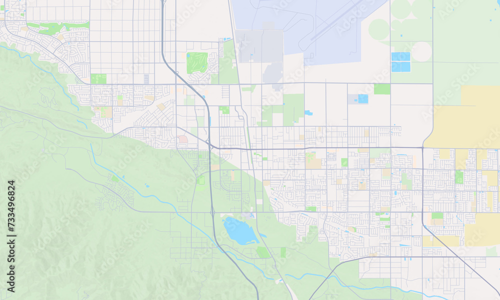 Palmdale California Map, Detailed Map of Palmdale California