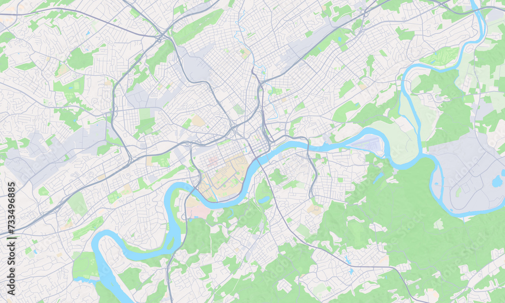 Knoxville Tennessee Map, Detailed Map of Knoxville Tennessee