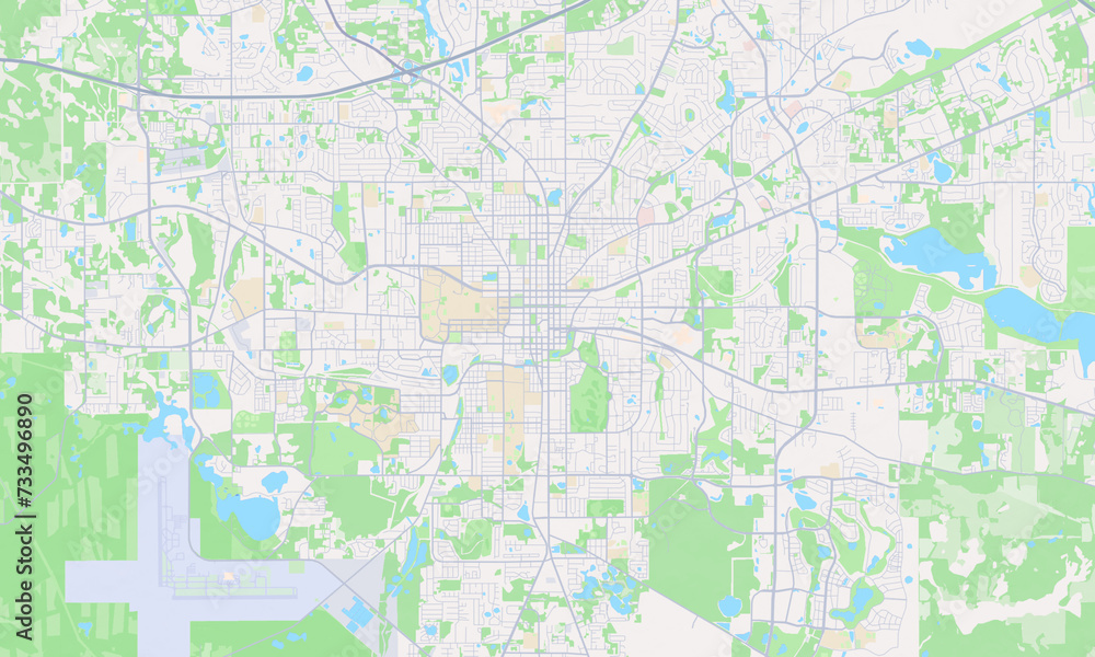 Tallahassee Florida Map, Detailed Map of Tallahassee Florida