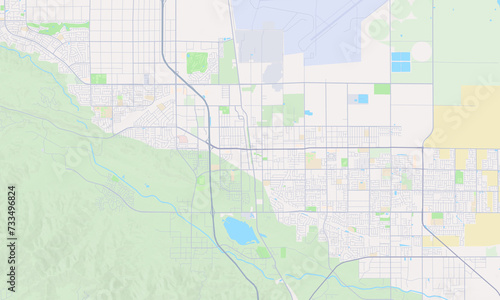 Palmdale California Map, Detailed Map of Palmdale California photo
