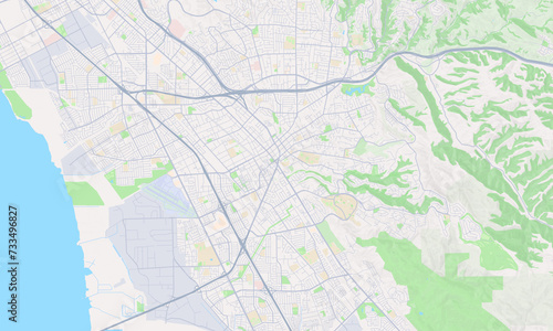 Hayward California Map, Detailed Map of Hayward California photo