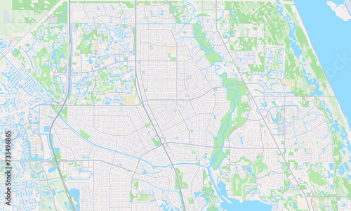 Port St. Lucie Florida Map, Detailed Map of Port Saint Lucie Florida