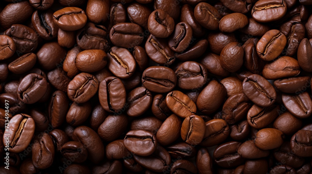 roasted coffee beans, can be used as a background roasted coffee beans, can be used as a background