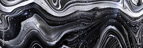 black slick texture background, generative AI