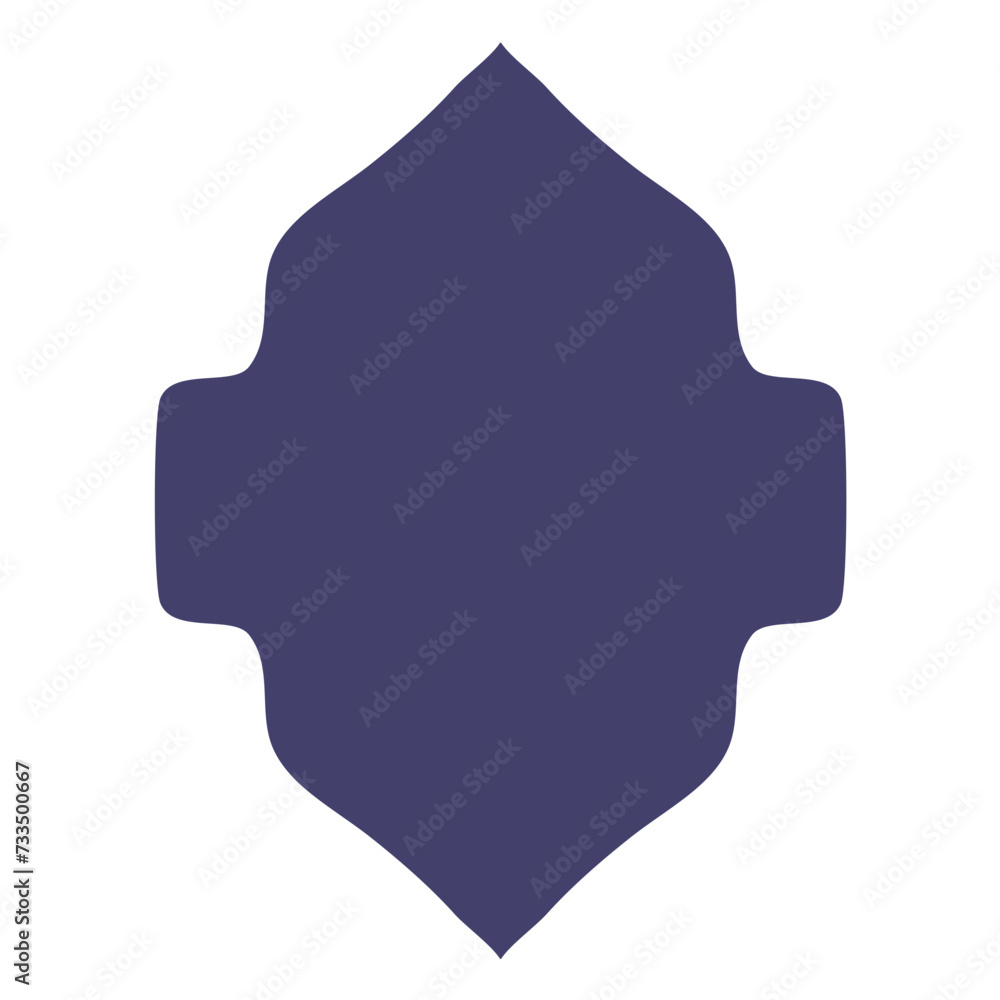 Islamic Window Flat Blank Shape Vector Islamic Window Flat Blank Shape Vector