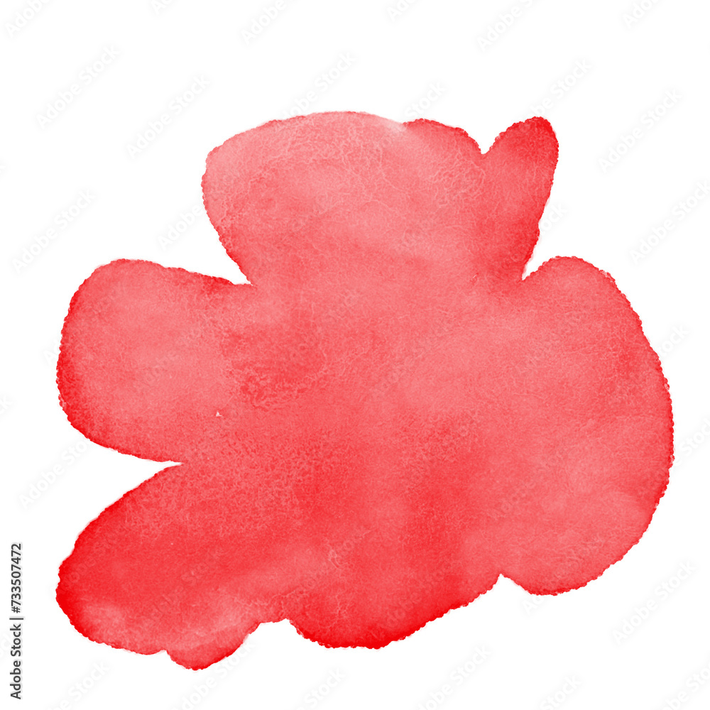 Red Abstract Shapes Decor Red Abstract Shapes Decor