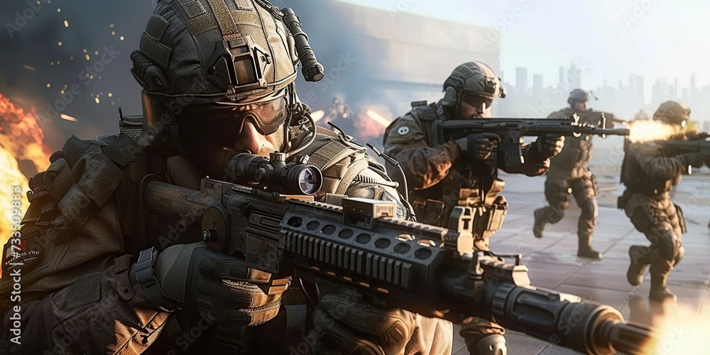 Engage in intense first-person shooter gameplay, immersing yourself in the action-packed world of FPS gaming. Engage in intense first-person shooter gameplay, immersing yourself in the action-packed world of FPS gaming.