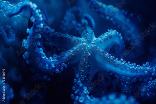 Octopus with blue rings © InfiniteStudio