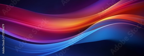 Wallpaper Mural colorful gradient wave background Torontodigital.ca