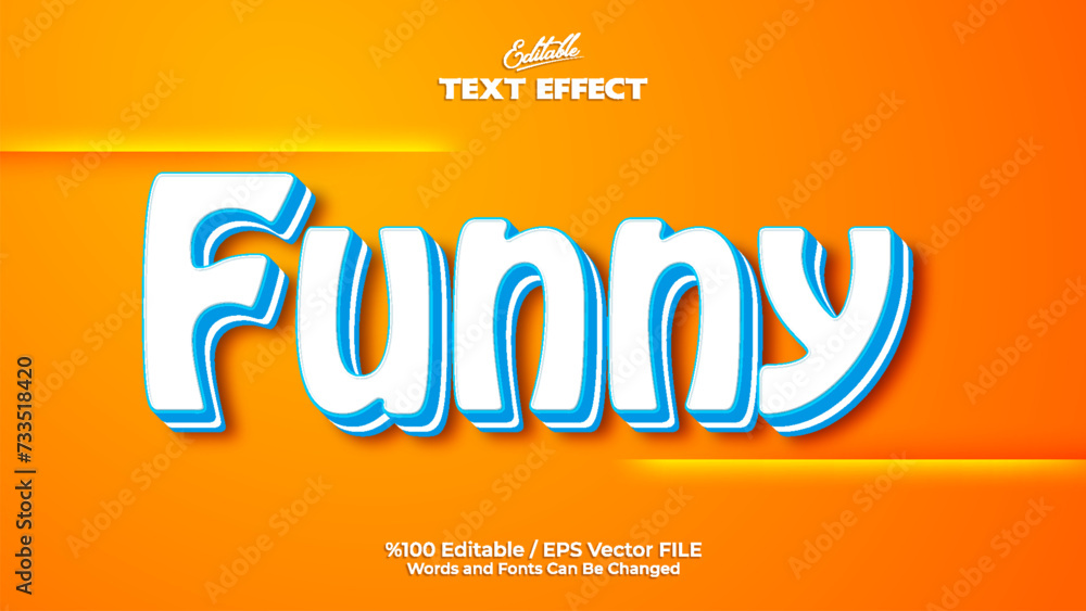 Editable Funny Text Effect