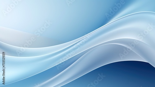 Abstract blue wave background 