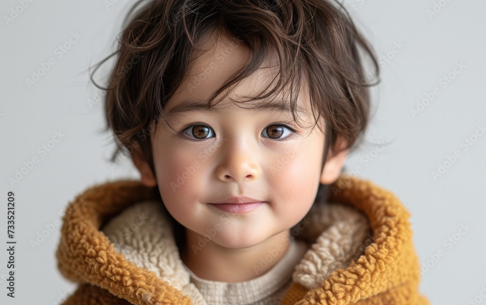 happy smiling asian kid in a professional studio background happy smiling asian kid in a professional studio background