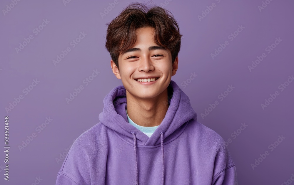 happy smiling asian man in a professional studio background happy smiling asian man in a professional studio background