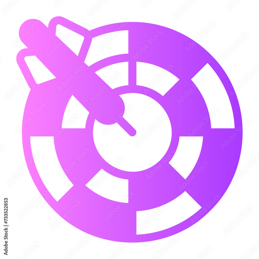 dart gradient icon dart gradient icon