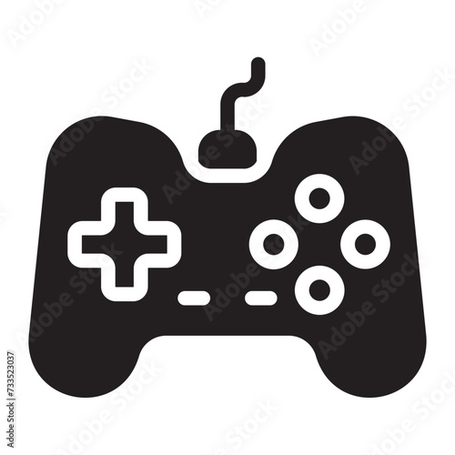 joystick glyph icon