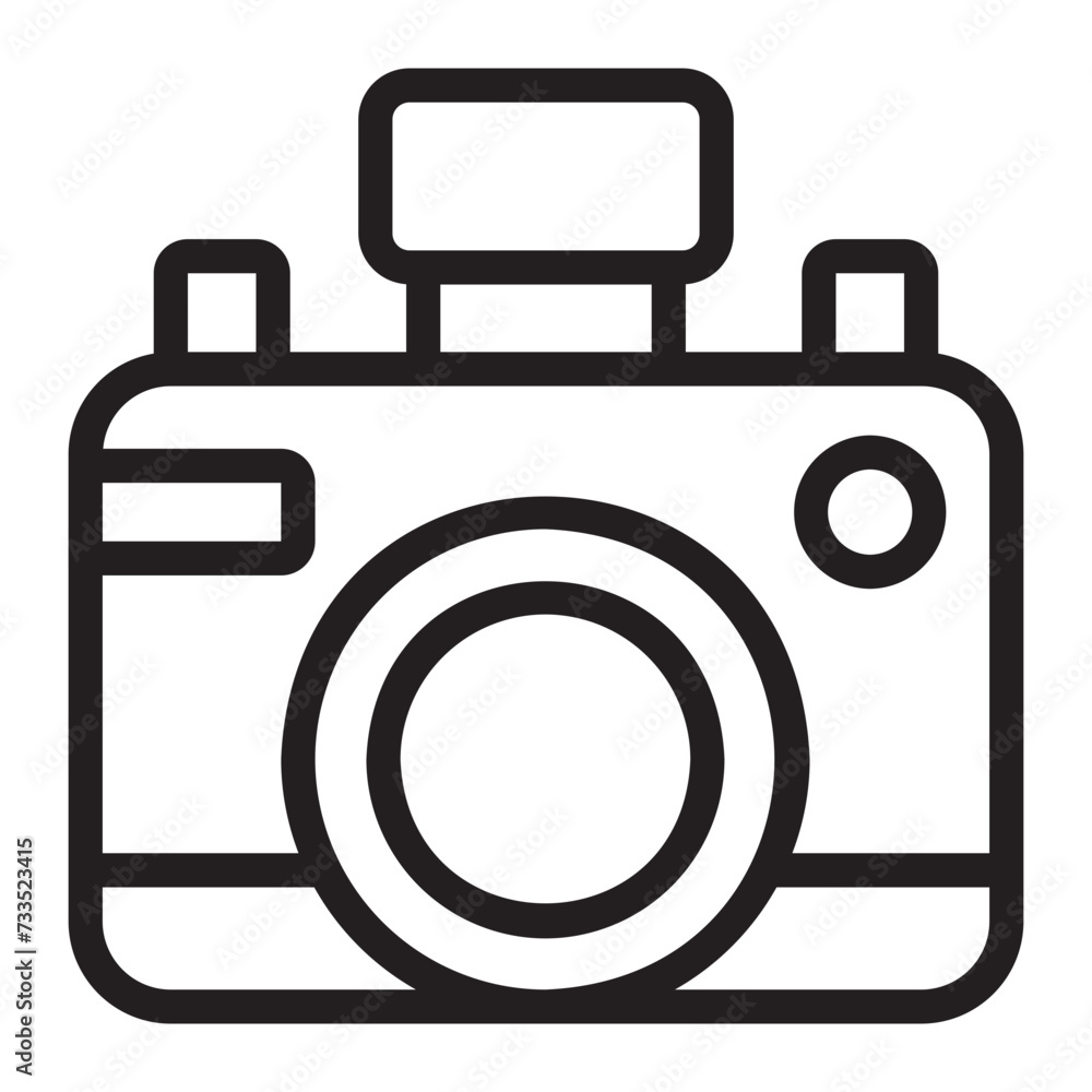 camera line icon camera line icon