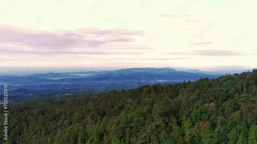 A lush green covered in Mount Sumbing slope of vegetables, taken from an aerial view. A lush green covered in Mount Sumbing slope of vegetables, taken from an aerial view.