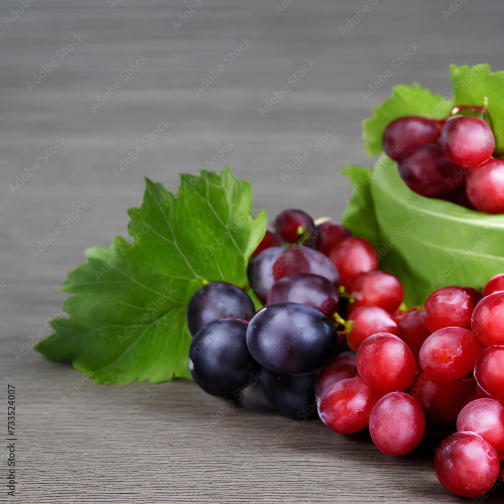 Fototapeta premium grapes fruit isolated on a white background