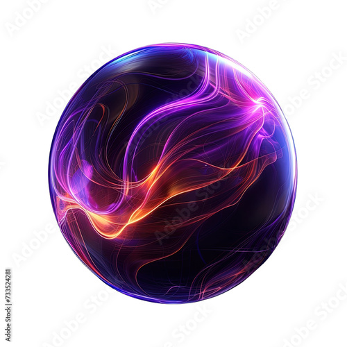 Ball Violet Light Energy