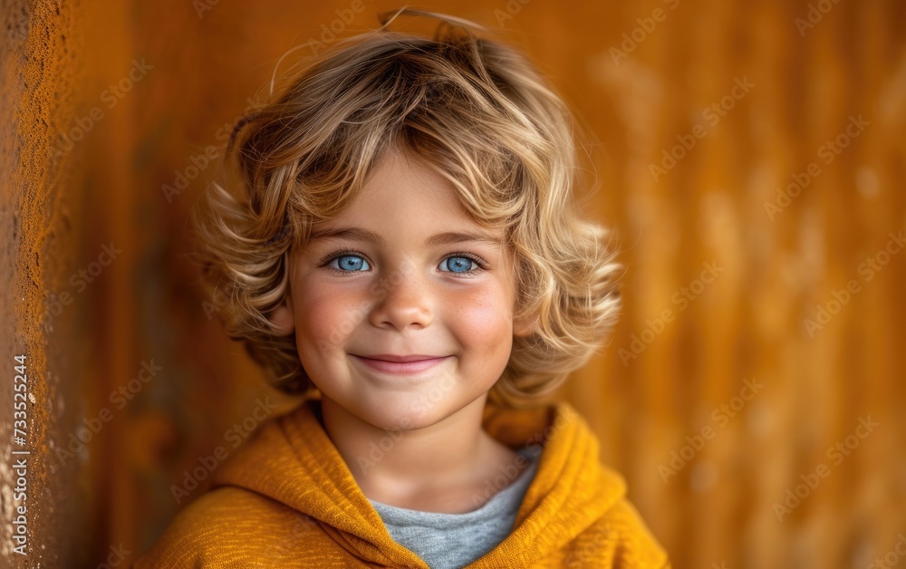 happy smiling caucasian kid portrait, professional studio background happy smiling caucasian kid portrait, professional studio background