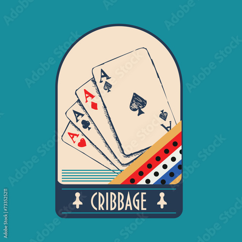 Poster for playing Cribbage