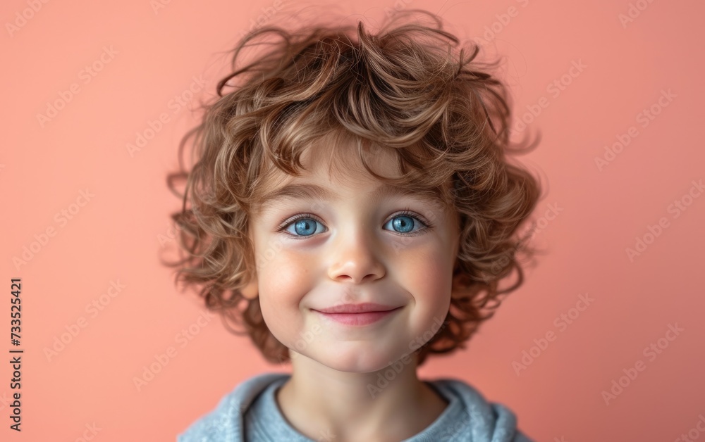 happy smiling caucasian kid portrait, professional studio background happy smiling caucasian kid portrait, professional studio background