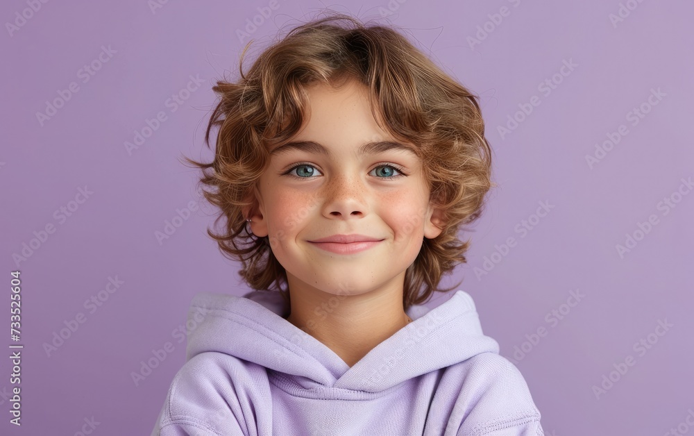 happy smiling caucasian kid portrait, professional studio background happy smiling caucasian kid portrait, professional studio background