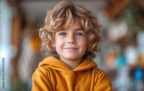 happy smiling caucasian man portrait, professional studio background