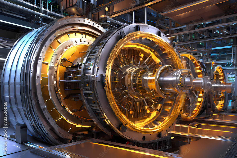 A big Particles accelerator, Generative AI A big Particles accelerator, Generative AI