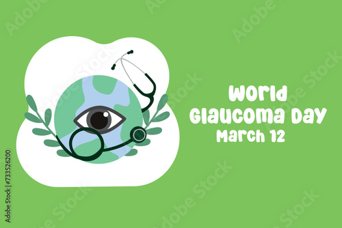 vector graphic of World Glaucoma Day ideal for World Glaucoma Day celebration.