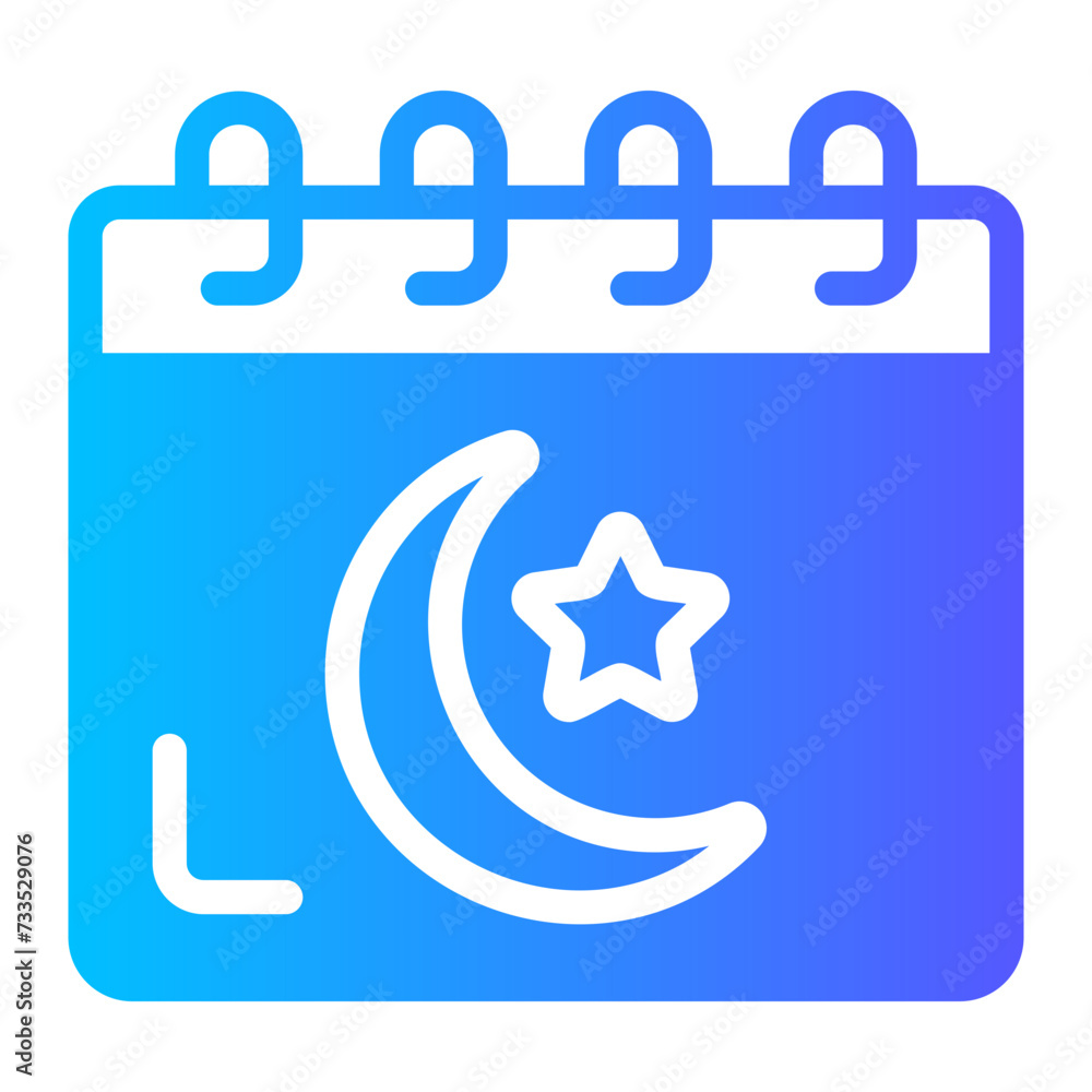 calendar gradient icon