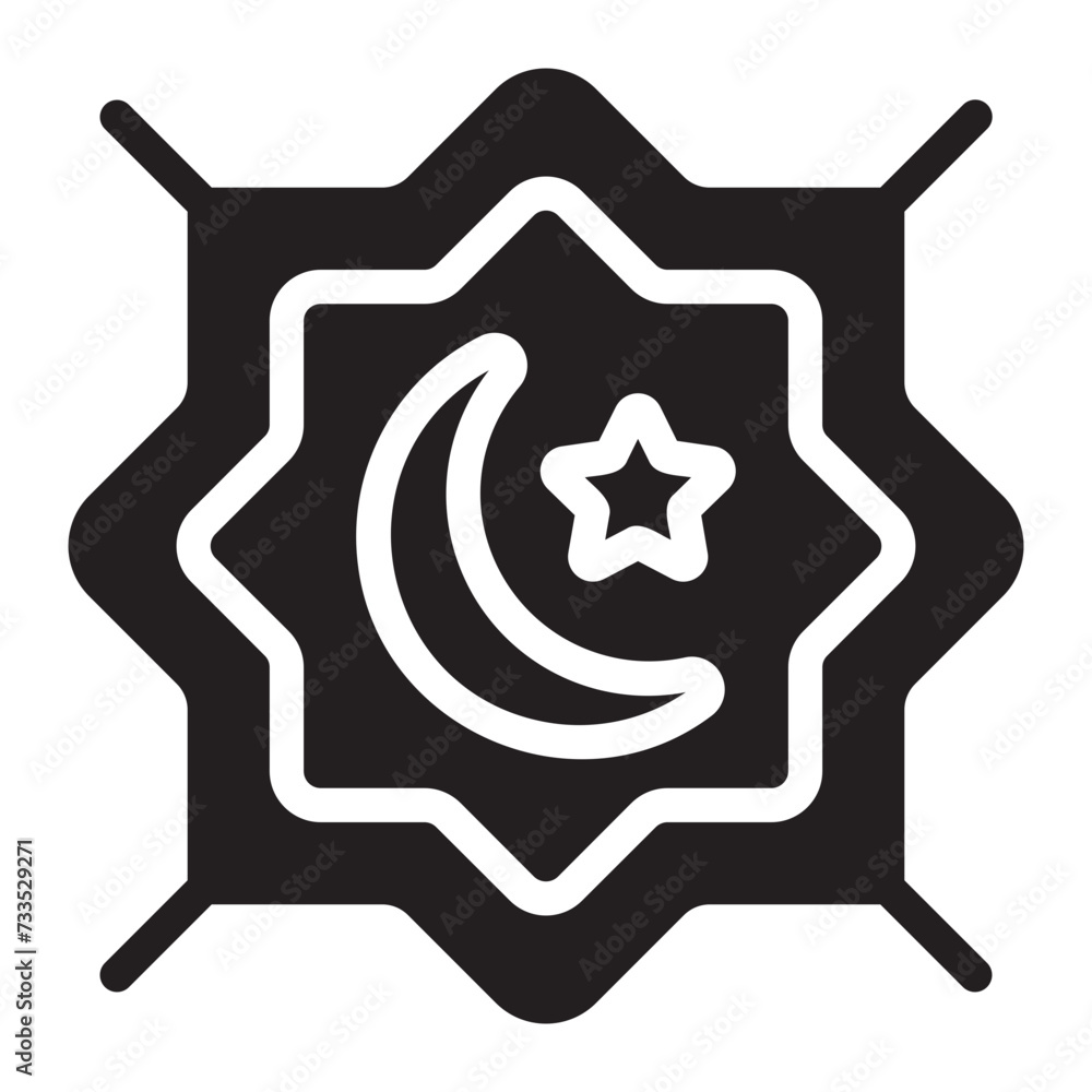 rub el hizb glyph icon rub el hizb glyph icon