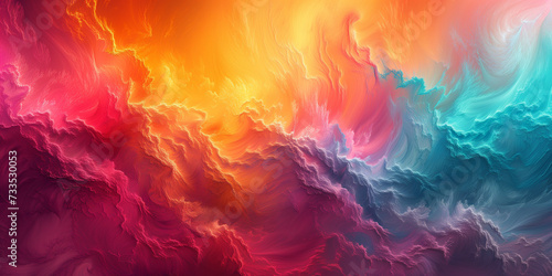 Color Splash Background, Explosion of colored powder. photo