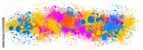 Panel kuchenny z motywem beautiful colorful spray paint