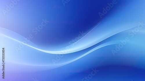 Abstract blue waves background with free copy space 