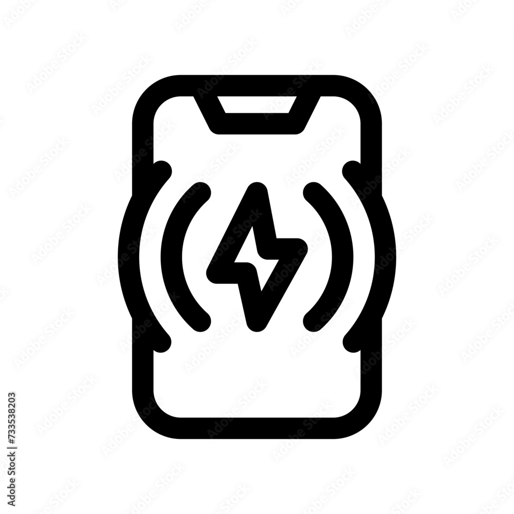Wireless Charging Icon Wireless Charging Icon