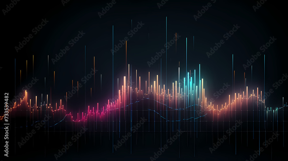 Stock market chart line concept, business chart on stock market background Stock market chart line concept, business chart on stock market background