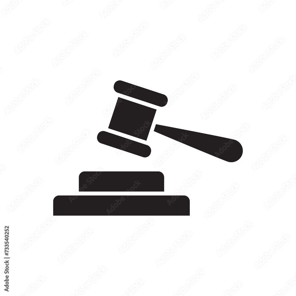 Case closed icon. law and justice black simple flat illustration on white background..eps Case closed icon. law and justice black simple flat illustration on white background..eps