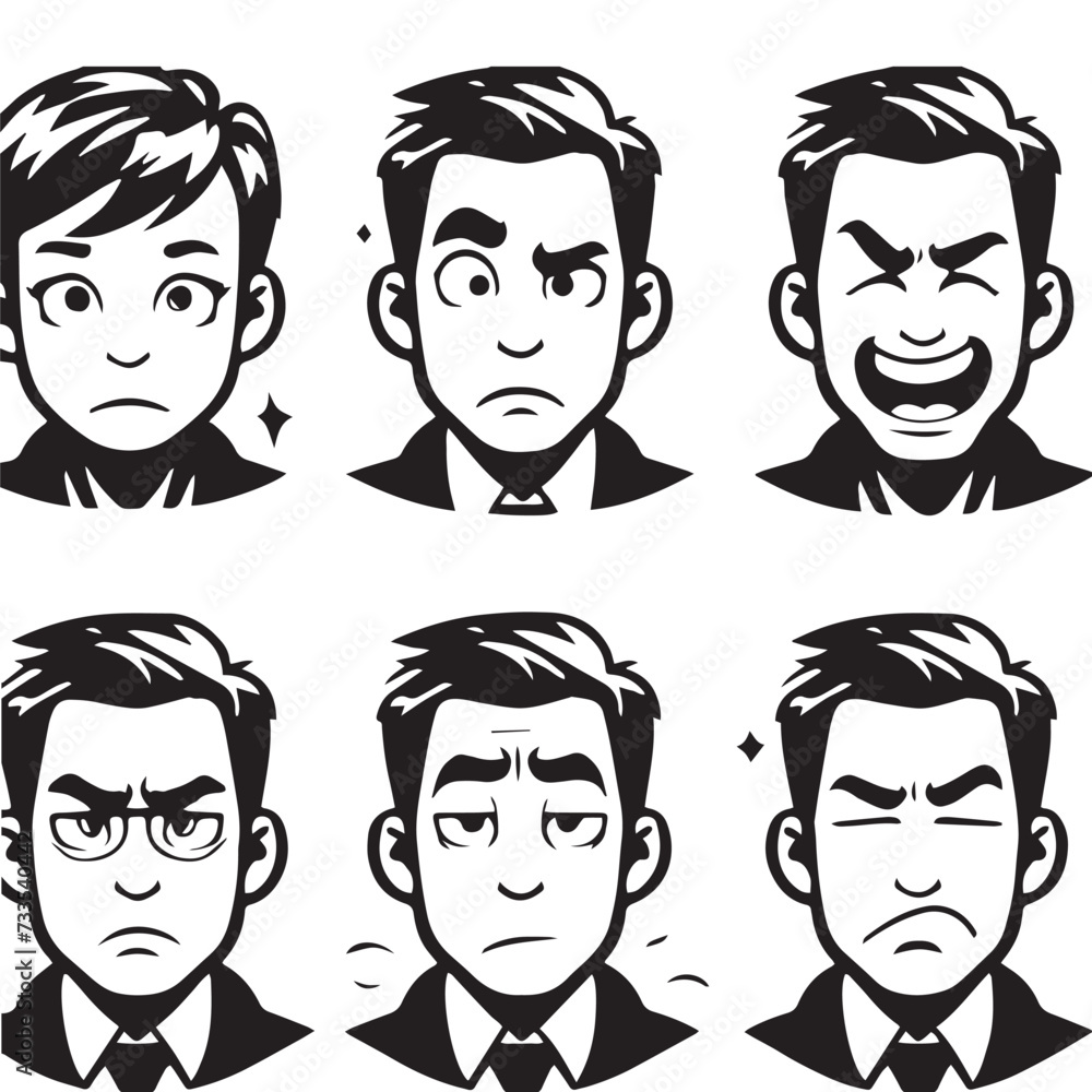 set of faces set of faces