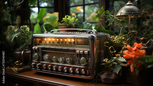 retro vintage radio mucic sound audio photo