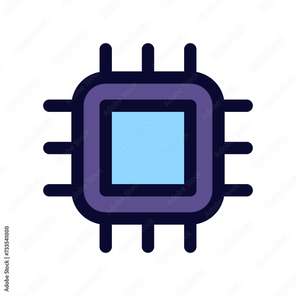 CPU Chip Icon CPU Chip Icon