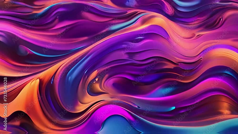 Liquid shapes abstract holographic 3D wavy background gradient Liquid shapes abstract holographic 3D wavy background gradient